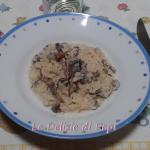 Risotto con funghi e panna