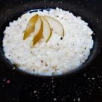 Risotto con pere nash e gorgonzola