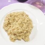 Risotto con zucca e mela