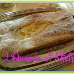 Strudel mele e  crema pasticcera