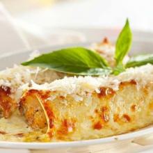 cannelloni fatti in casa alla crema di robiola