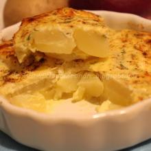 Gratin di rape e patate profumato alla noce moscata