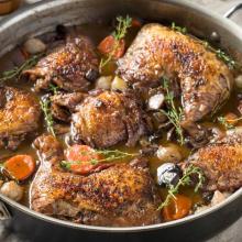 Coq au vin di gabriel