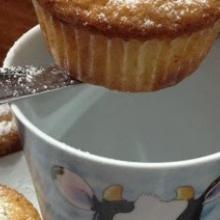 Muffin con cioccolato bianco e limone