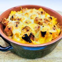 Pasta zucca salsiccia e fontina gratinata – gluten free