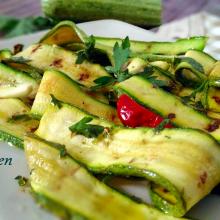 Zucchine marinate