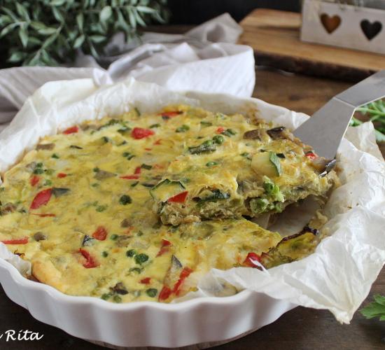 Frittata di verdure al forno