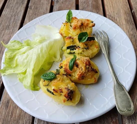 Patate ripiene di zucchine e altre bontà